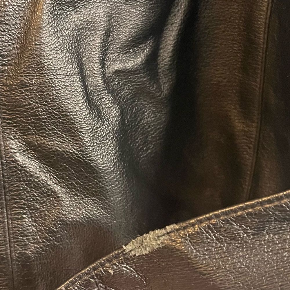 New York & Company Black Leather Jacket Size Medium - Picture 6 of 10